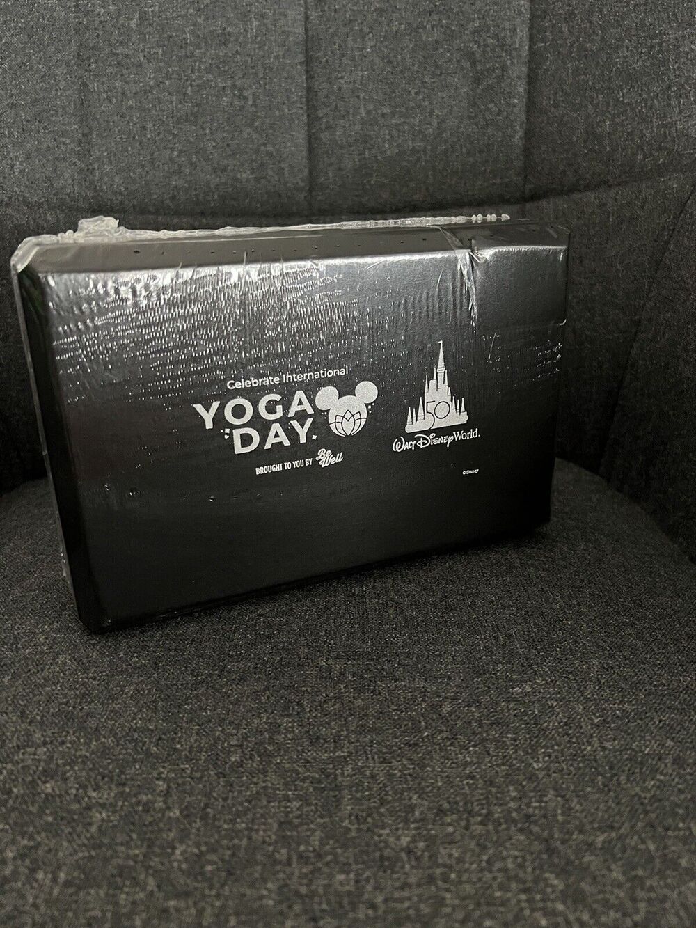 Disney Parks International Yoga Day Foam Block 50th Anniversary Black Exclusive